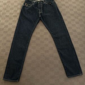 TODD SNYDER SLIM SELVEDGE JEANS INDIGO RINSE 32W X 34L